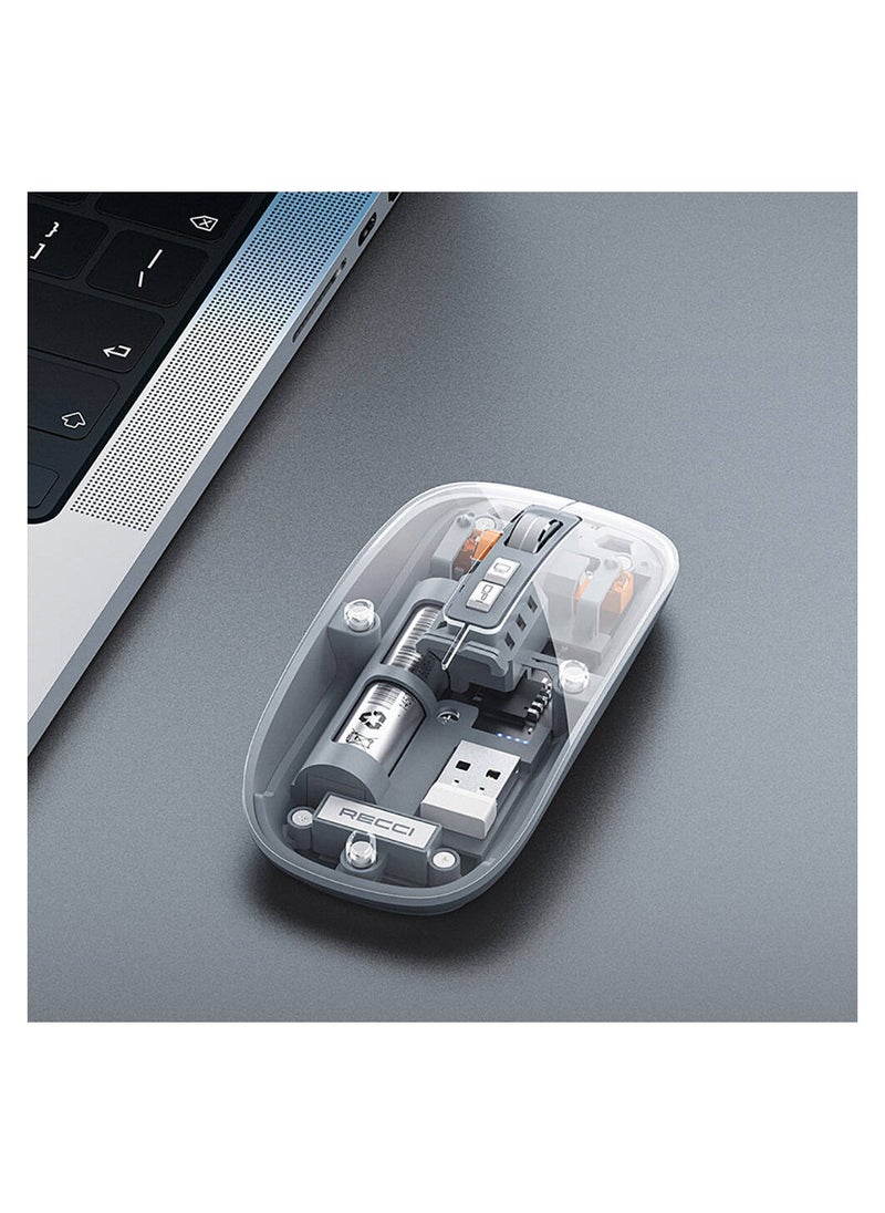 Recci Recci RCS-M01 Space Capsule Series Multimode Wireless Transparent Design Mouse  - Image 3