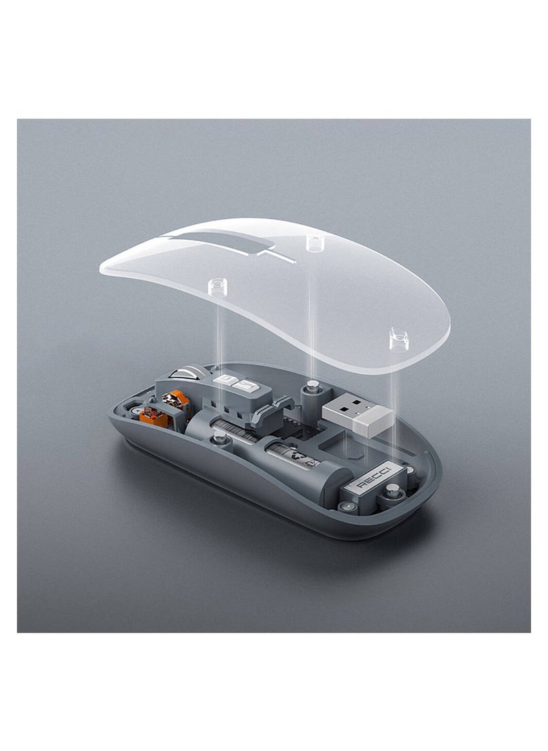 Recci Recci RCS-M01 Space Capsule Series Multimode Wireless Transparent Design Mouse  - Image 4