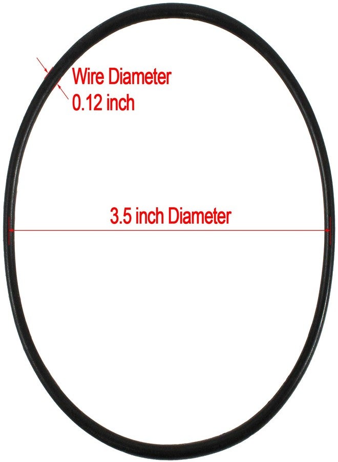 ANCIRS 3 Pcs 3.5" I.D, 3.5" O.D. Replacement O-Rings for 10" Reverse Osmosis Water Filter Housing - Image 2