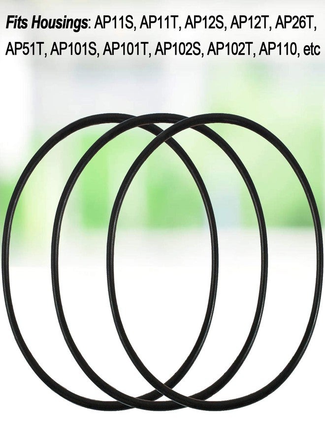 ANCIRS 3 Pcs 3.5" I.D, 3.5" O.D. Replacement O-Rings for 10" Reverse Osmosis Water Filter Housing - Image 4