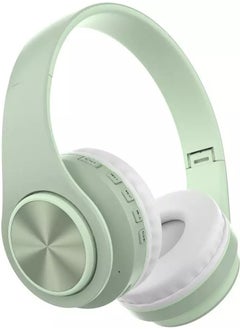 Wireless HD Stereo T47 Headphone Support TF Card Green