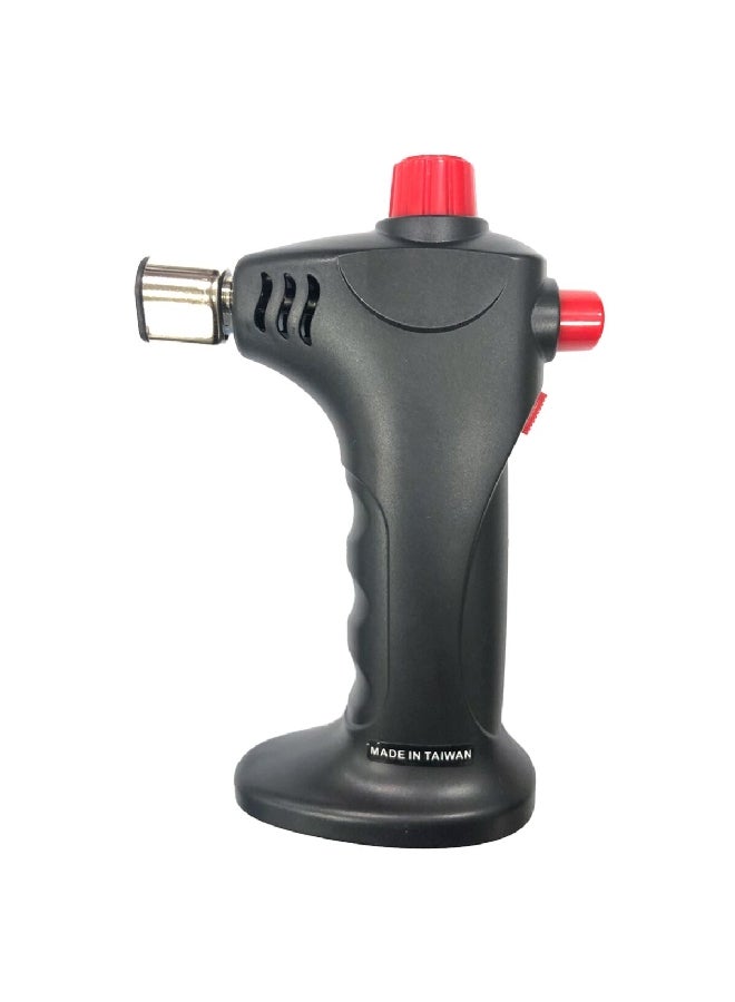 A-HOT Ergonomic Design Butane Micro Blow Torch Black and Red 20.8 x 5.2 x 14.6 cm MT-832 - Image 1