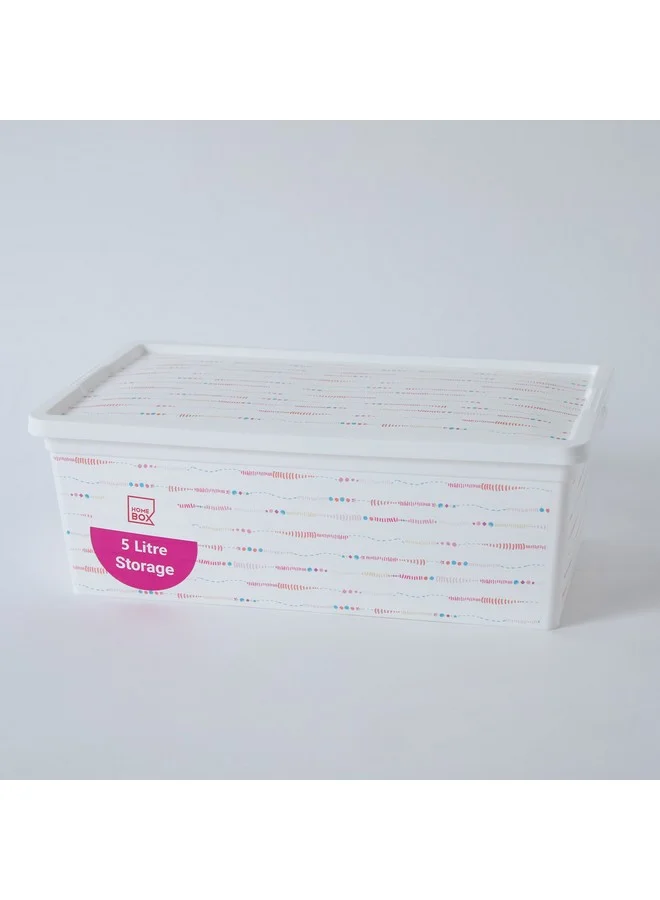 Home Box Meadows Trend Printed Box 5 Liter
