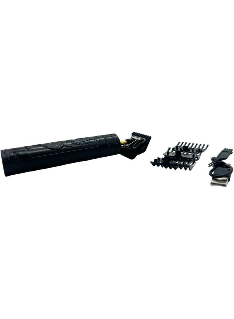 Hair Clipper and Trimmer Set, Rechargeable, with 4 Guards, USB Cable, Black Dragon Style | Detailed Cutting 0.5mm-4mm - Image 2