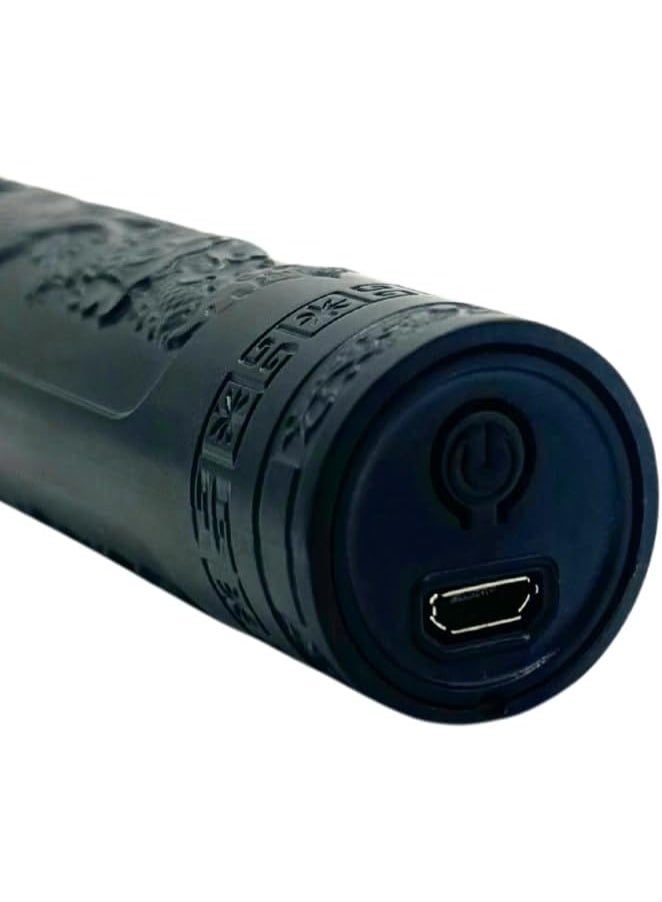 Hair Clipper and Trimmer Set, Rechargeable, with 4 Guards, USB Cable, Black Dragon Style | Detailed Cutting 0.5mm-4mm - Image 5