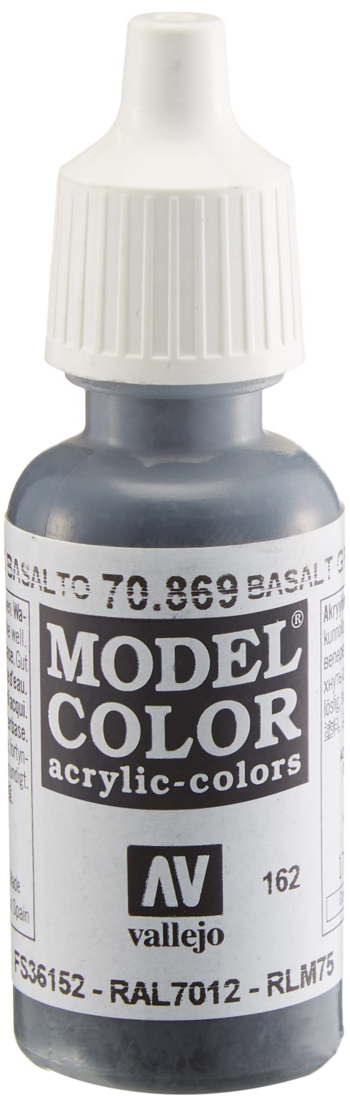 Vallejo Basalt Grey Paint, 17ml - Image 5