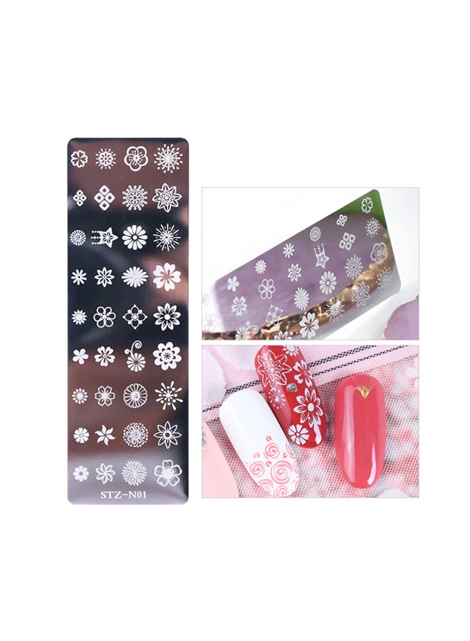 brunson Nail Stamping Plates Nail Art Stamping Stamper Scraper Tool for Professional Manicure and Pedicure Perfect Stencil for Beautiful Nail Designs in Salons and at Home Nail Art Templates
