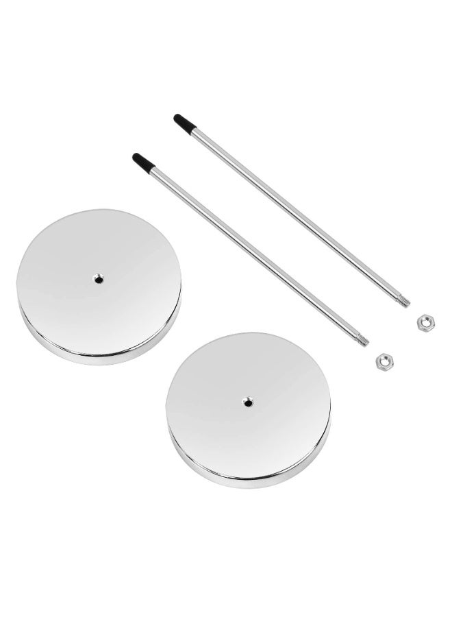 2 Pack Stainless Steel Receipt Holder Bill Memo Spike Straight Prong Desk Organizer 14 cm Rod Length - Image 2
