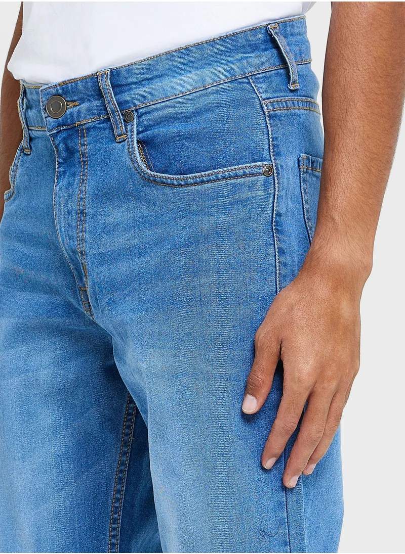 سفنتي فايف Mens Bootcut Jeans
