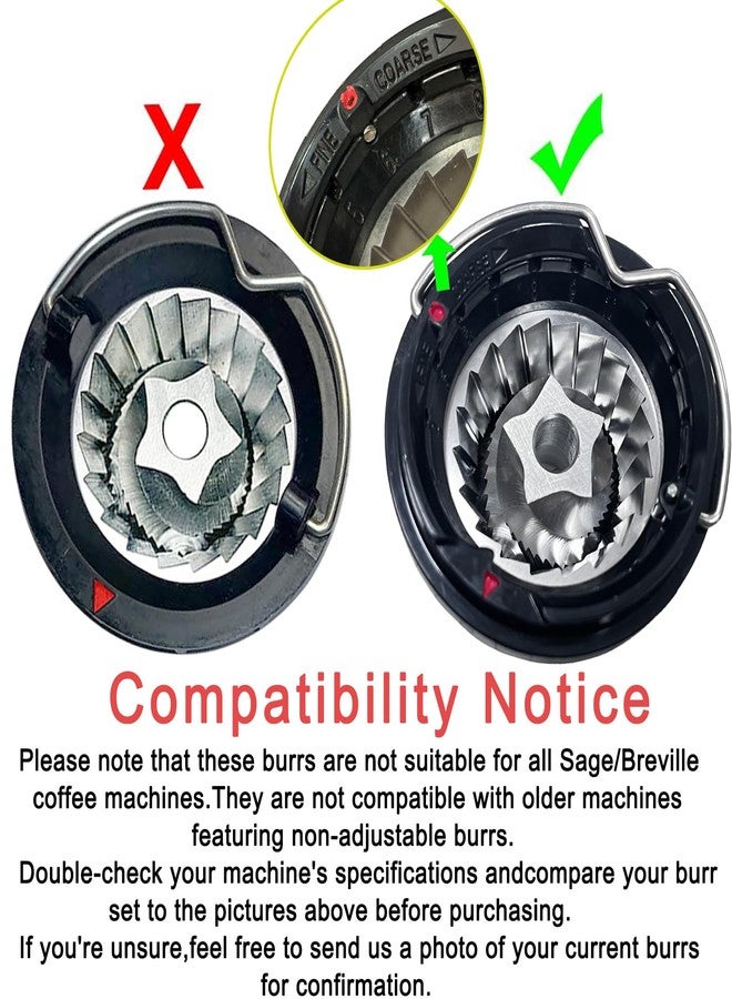 Brewvana Conical Grinder Burr Set Replacement Compatible with Breville Espresso Machines Coffee Grinder Burr(Pre 1926 PDC) - Image 2