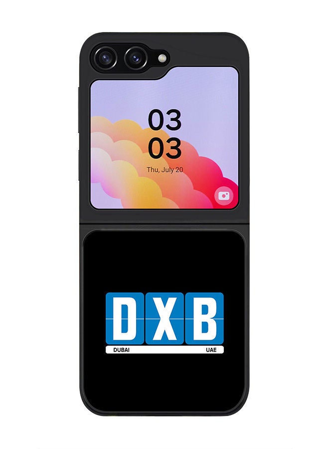 Stylizedd Rugged Black edge case for Samsung Galaxy Z Flip5, Slim fit Soft Case Flexible Rubber Edges Anti Drop TPU Gel Thin Cover -  DXB Dubai - Image 1