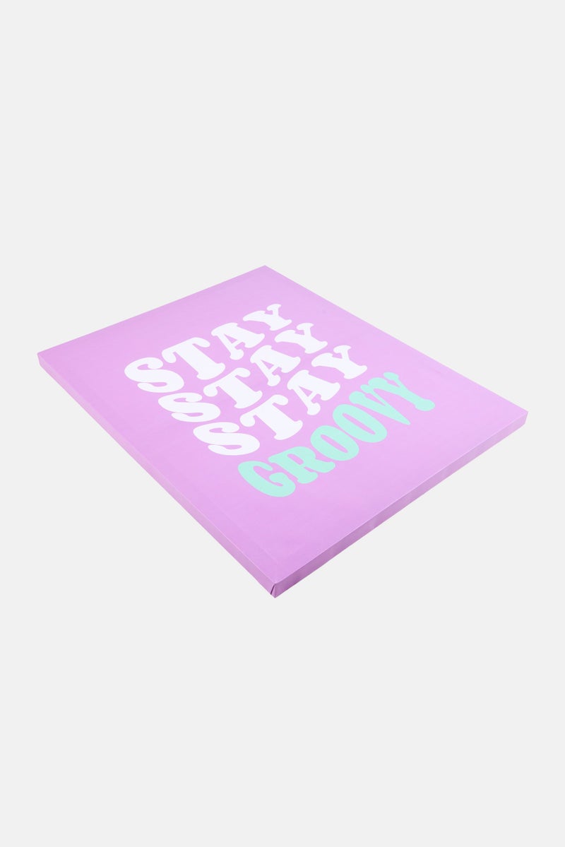 Boltze Stay Stay Stay Groovy Wall Poster Board, Multicolor - Image 2