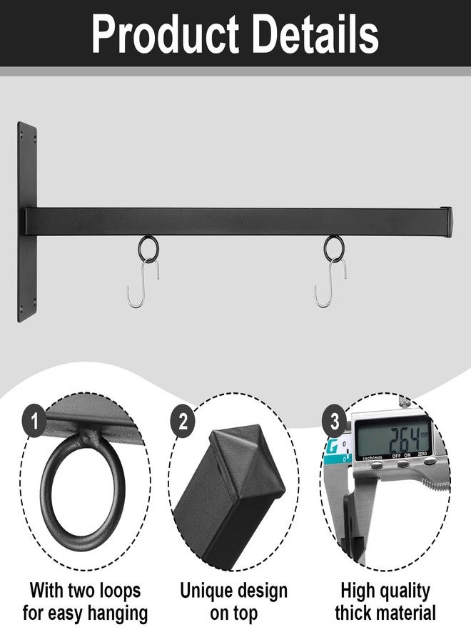 Otoolling 24" Modern Clean Simple Design Hanging Sign Bracket Mounting Arms Sign Hanger for Home Office Classroom - Image 3