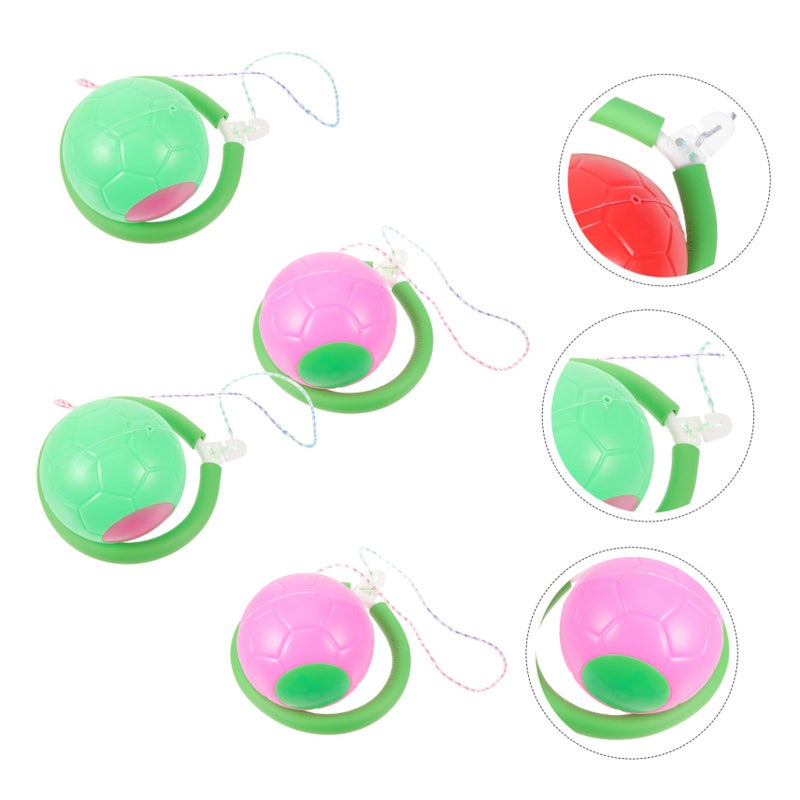 One Legged Jumping Ball For Outdoor Play Fitness Equipment Random Color 4 Pcs Set - Image 3
