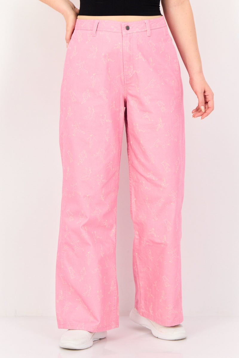 PUMA Women Sportswear Fit Outdoor Track Pants, Pink - Image 1