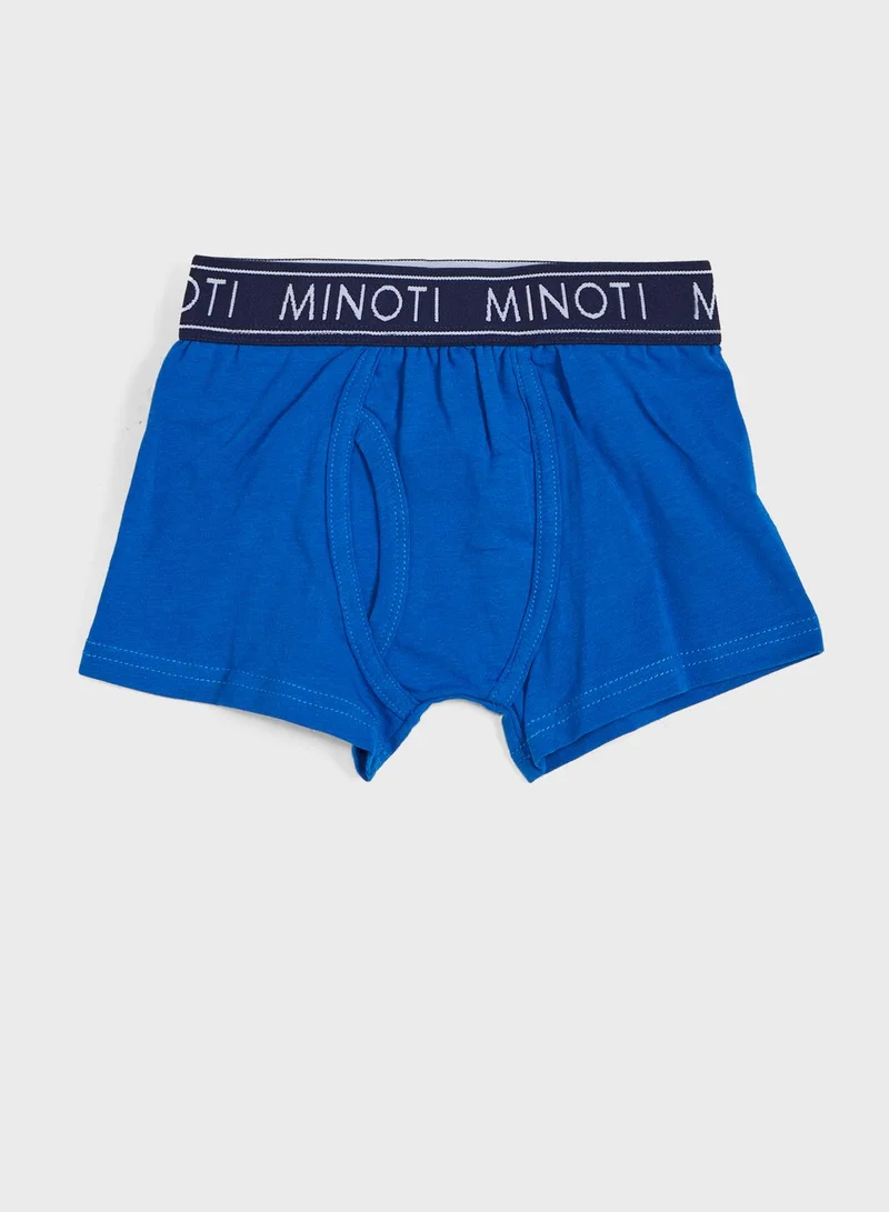 MINOTI Kids 3 Pack Assorted Boxers