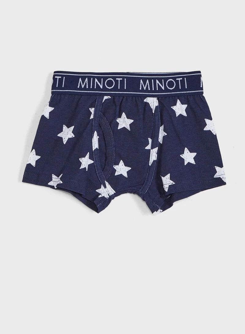MINOTI Kids 3 Pack Assorted Boxers