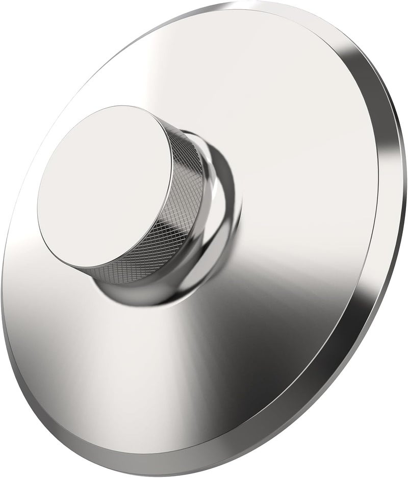 Preffair Record Weight Stabilizer, Aluminum Turntable LP Vinyl Disc Stabilizer with Protective Soft Pad Vibration Reducer for HiFi LP Record Player Vinyl Disc Accessories (Silver) - Image 1