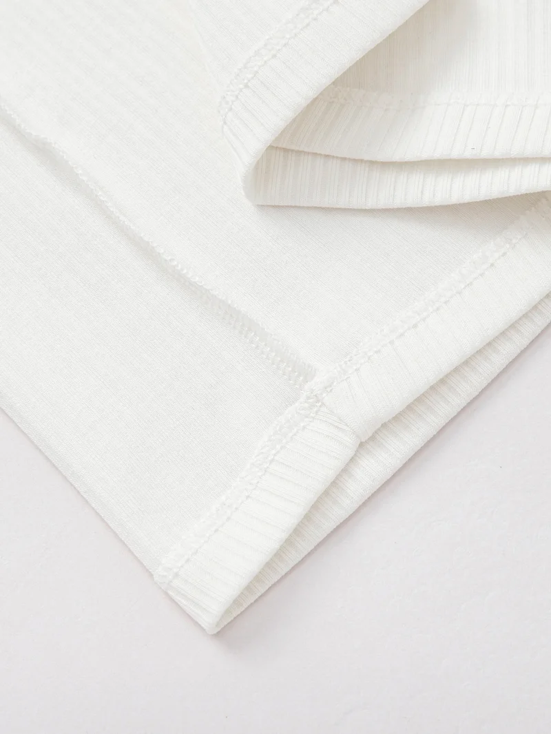 Balabala White Toddler Girls Round v-neck short-sleeved T-shirt for Women | Best Price UAE