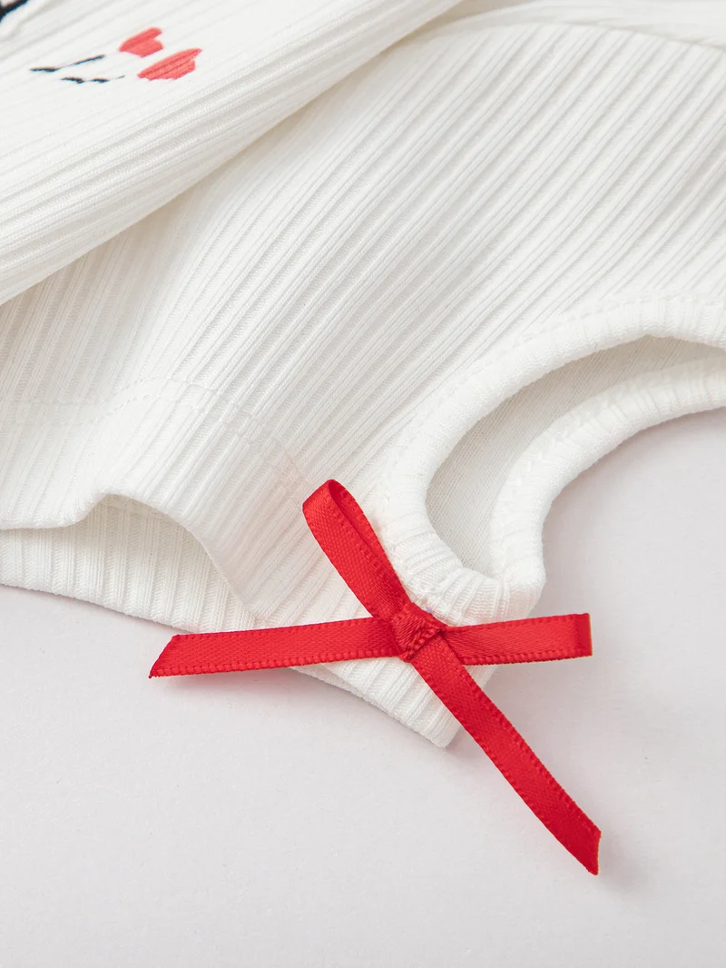 Balabala White Toddler Girls Round v-neck short-sleeved T-shirt for Women | Best Price UAE