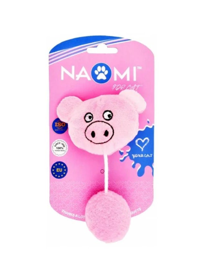 Naomi Plush Pig Cat Toy