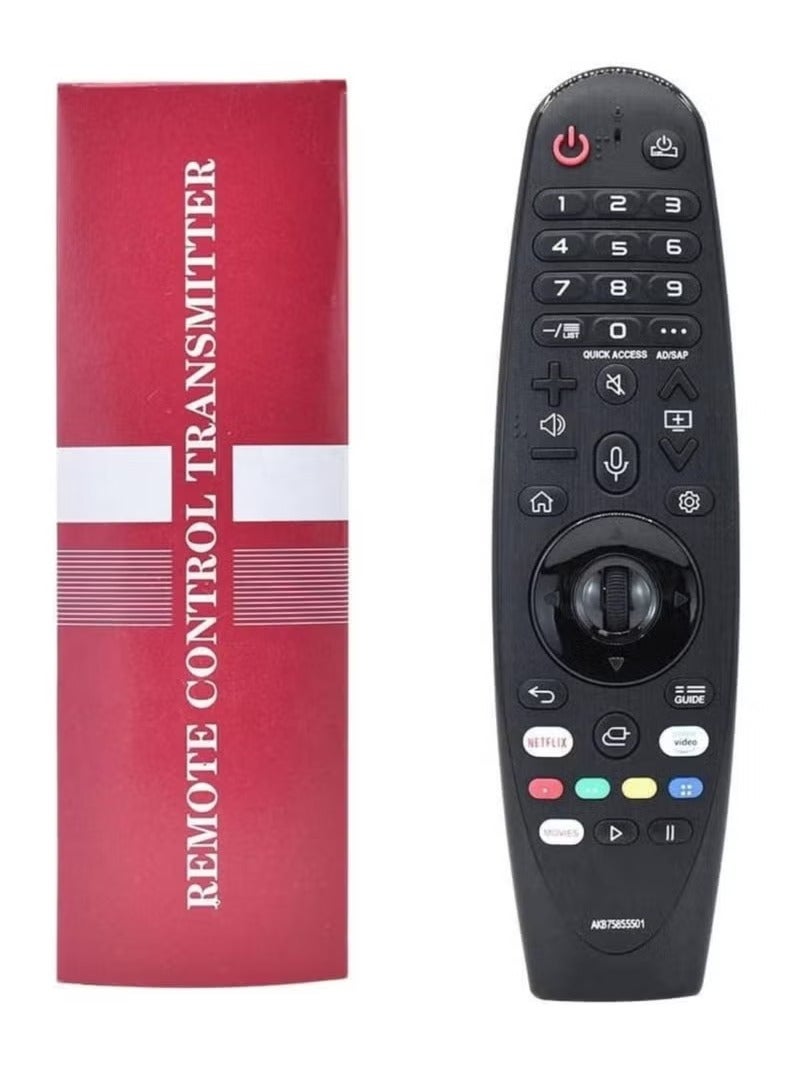 TIGER Replacement Remote Control for LG Smart TVs – Compatible with MR20GA Voice Magic Remote & Model AKB75855501 – Original Quality Design with Voice Function, Easy Pairing & Full Navigation Support – Ideal LG TV Remote Substitute – Black - Image 1