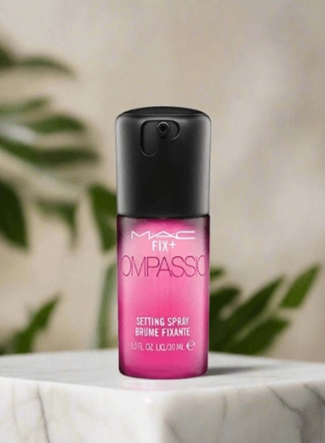 MAC Cosmetics M·A·C Fix+ Compassion Setting Spray – Mini 30ml (Soothing & Hydrating Makeup-Setting Mist) - Image 2