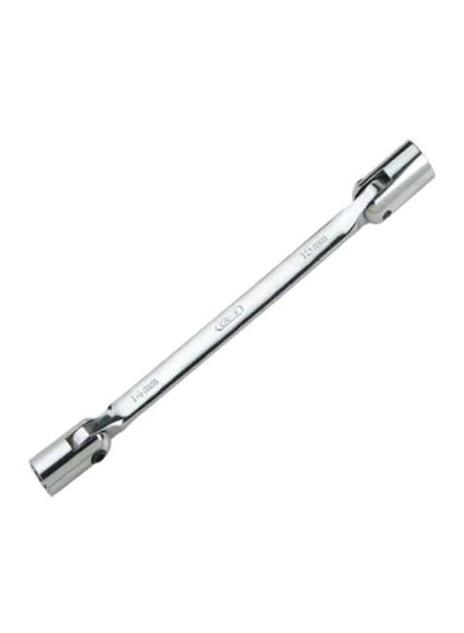 NIBEMINENT Double Flexible Socket Wrench Silver 18x19millimeter 