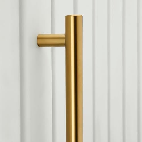 LAPO Luxury 12-Inch Door Handle for Main Door PVD Matt Gold Stainless Steel Door Pull Handle for Home, Office, Hotel - Suitable for Wooden and Glass Doors-Pack of 1 | Gold Finish | 3 Years Warranty - Image 2
