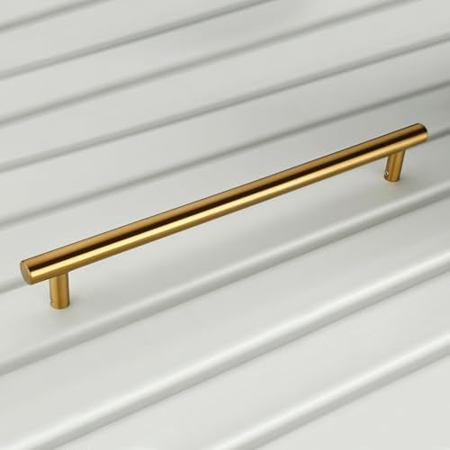 LAPO Luxury 12-Inch Door Handle for Main Door PVD Matt Gold Stainless Steel Door Pull Handle for Home, Office, Hotel - Suitable for Wooden and Glass Doors-Pack of 1 | Gold Finish | 3 Years Warranty - Image 3