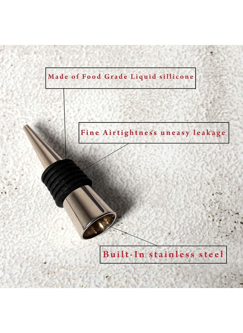 Indian-Shelf IndianShelf 2 Pieces Cute Wine Bottle Stopper Wine Cork Champagne Rubbers Leak Proof Beer Saver Wine Bottle Sealer Cap for Home Dcor Item  - Image 3