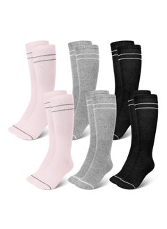 Compression Socks, 6 Pairs Maternity Compression Socks, 20-30 mmHg Circulation Support Socks, Compression Stockings for Women Pregnancy, Support for Recovery