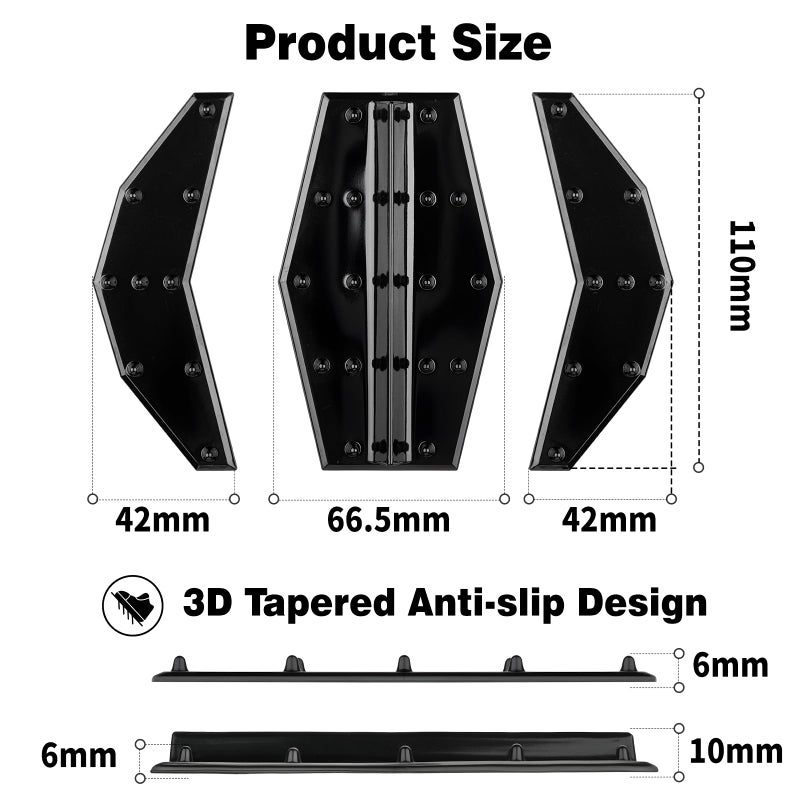 Mellbree Snowboard Stomp Pad, Pro-Grade TPU 3D Anti-Slip Grip for Ultimate Control Cold-Resistant Adhesive Clear Design Keeps Board Graphics Visible Enhanced Traction for Confident Snowboarding, Black - Image 2