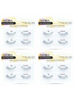 Andrea Andrea Two of a Kind False Lashes #53 Black, 4 Pack  - Image 1
