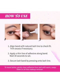 Andrea Andrea Two of a Kind False Lashes #53 Black, 4 Pack  - Image 4
