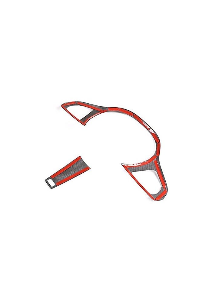 QASULER Carbon Fiber Steering Wheel Trim for BMW - Image 4