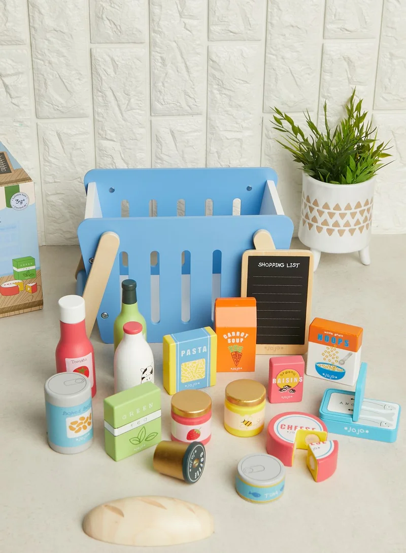 JoJo Maman Bebe Wooden Groceries Set