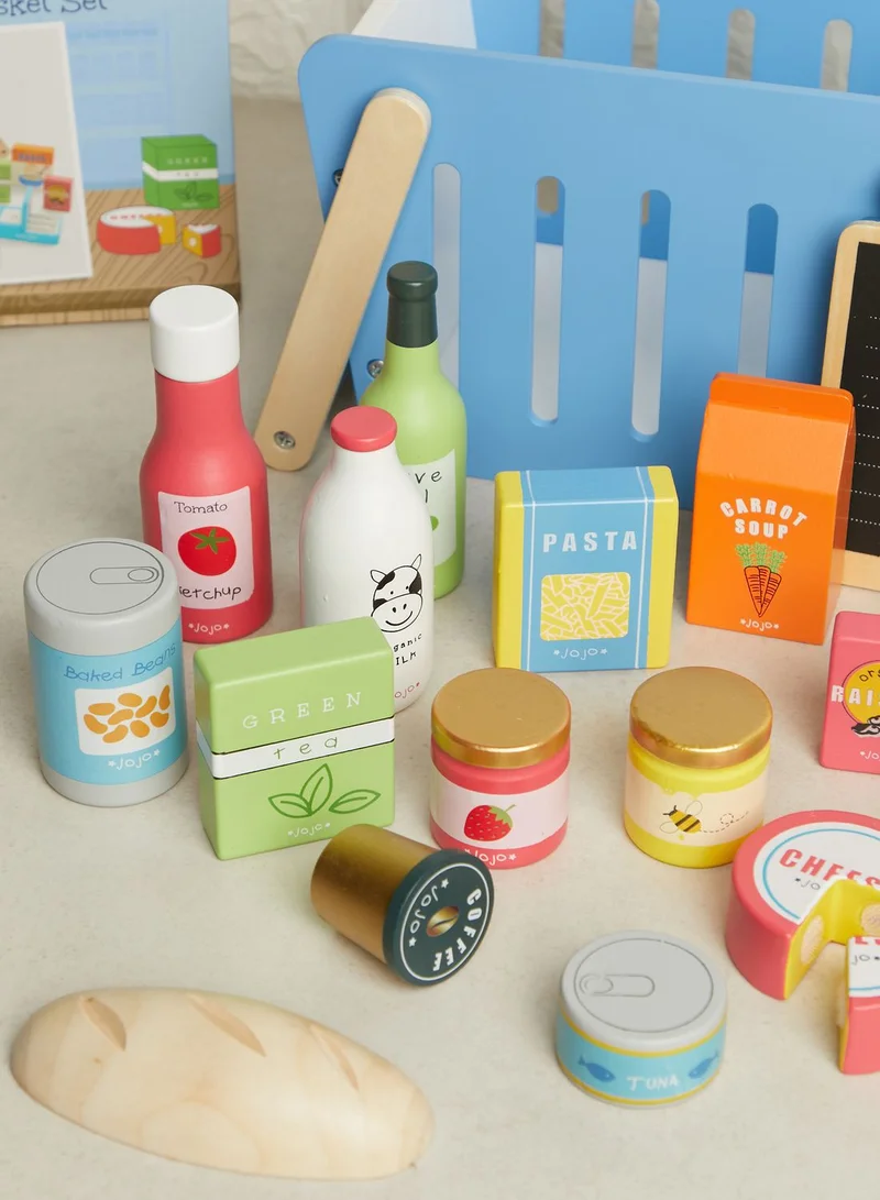 JoJo Maman Bebe Wooden Groceries Set