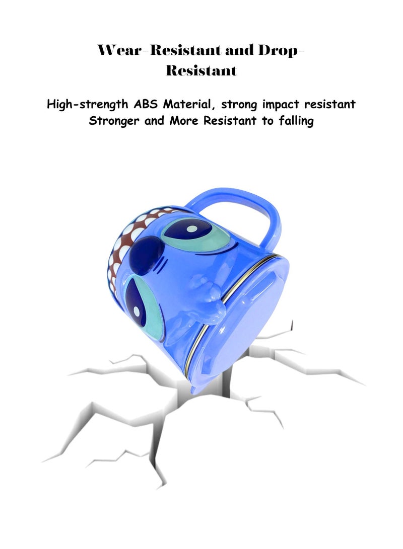 ديزني كوب ستيتش للأطفال – بطانة خارجية متينة من الفولاذ المقاوم للصدأ، معزولة بغطاء مقاوم للانسكاب - Image 3