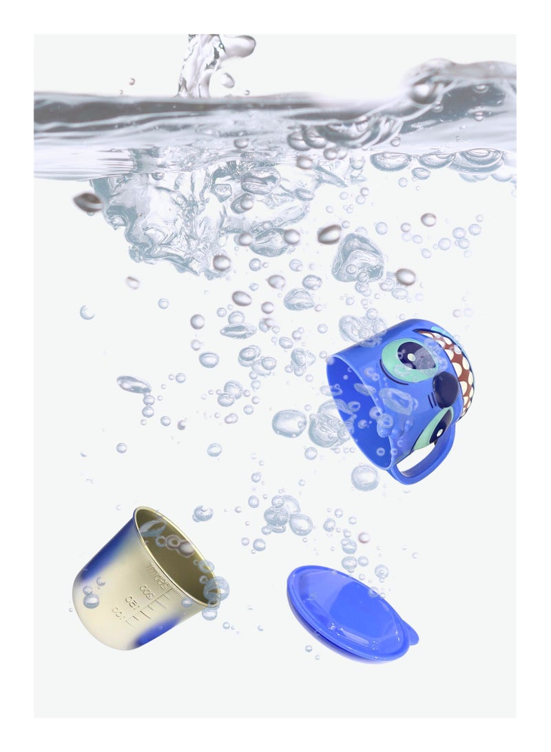 ديزني كوب ستيتش للأطفال – بطانة خارجية متينة من الفولاذ المقاوم للصدأ، معزولة بغطاء مقاوم للانسكاب - Image 5