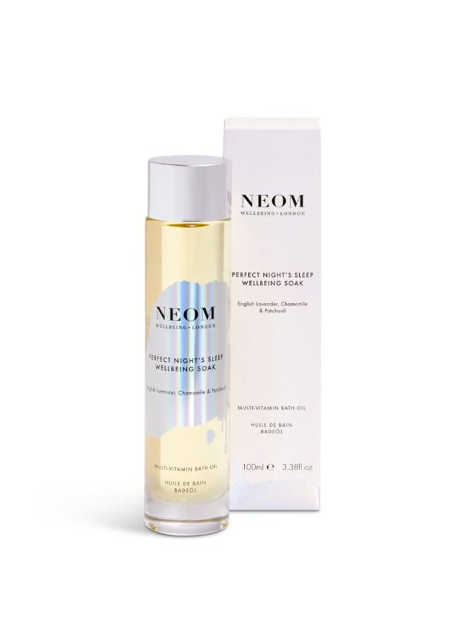 NEOM NEOM Perfect Night’s Sleep Wellbeing Soak Multi-Vitamin Bath Oil 100ml  - Image 1