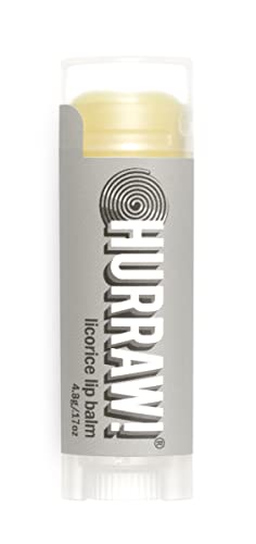 Hurraw! Licorice Lip Balm: Organic, Certified Vegan, Cruelty and Gluten Free. Non-GMO, 100% Natural Ingredients. Bee, Shea, Soy and Palm Free. Made in USA - Image 1
