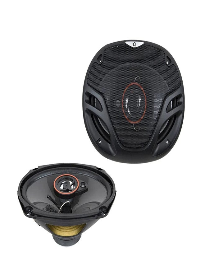 Alphasonik AS29 6x9 500 Watts Max Power 3-Way Full Range 4 Ohm Car Audio Coaxial Speakers - Image 1