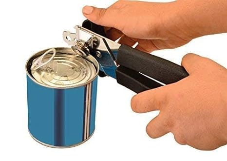 TAMADAA Multipurpose Manual Can Opener and Bottle Opener Tin Cutter with Smooth Edge Comfortable Anti Slip Hand Grip TinBottleCan Opener Pack of 1 - Image 1
