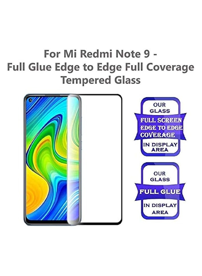PROMASS Redmi Note 9 Screen Protector Glass Full Glue Tempered Glass Screen Guard Anti Explosion 2.5D - Image 2