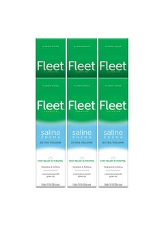 Fleet Laxative Saline Enema, 7.8 Fl Oz (Pack of 6)  - Image 1