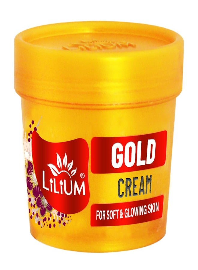 Lilium Gold Cream 100g, For Younger Looking Skin, Extra Glow & Fair Complexion, Women & Men, All Skin Type Paraben & Sulfate Free - Image 1