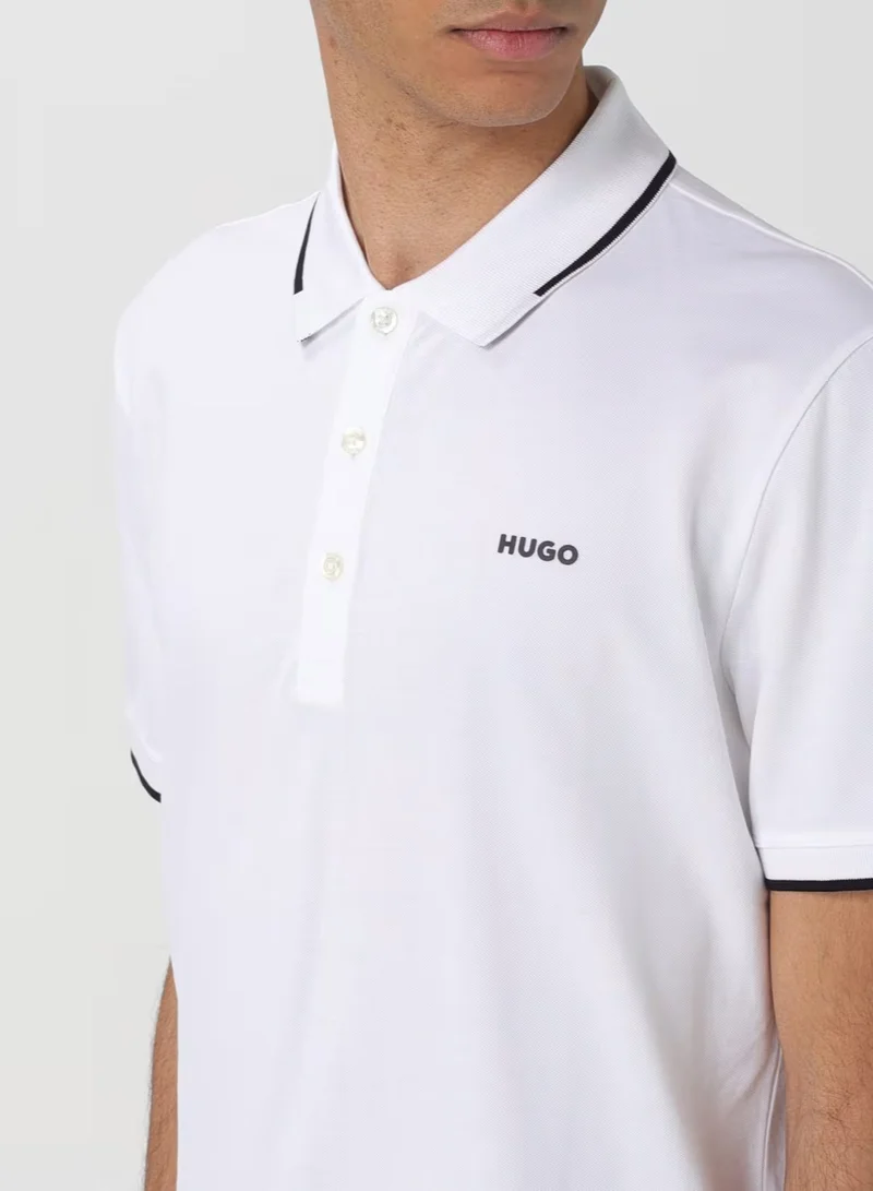 HUGO Tipped Collar Polo