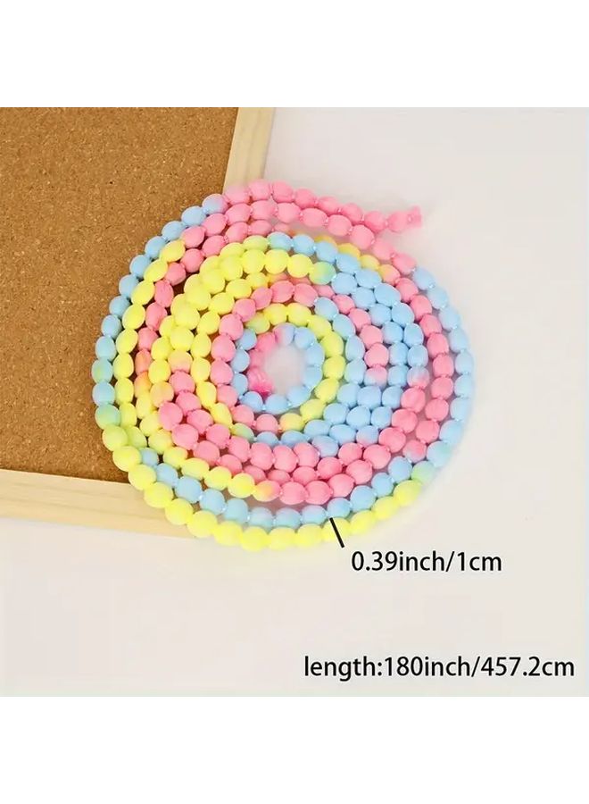 White Tie Dye Rope Cord 5 Yards for Craft Handmade Jewelry Home Decor - Image 3