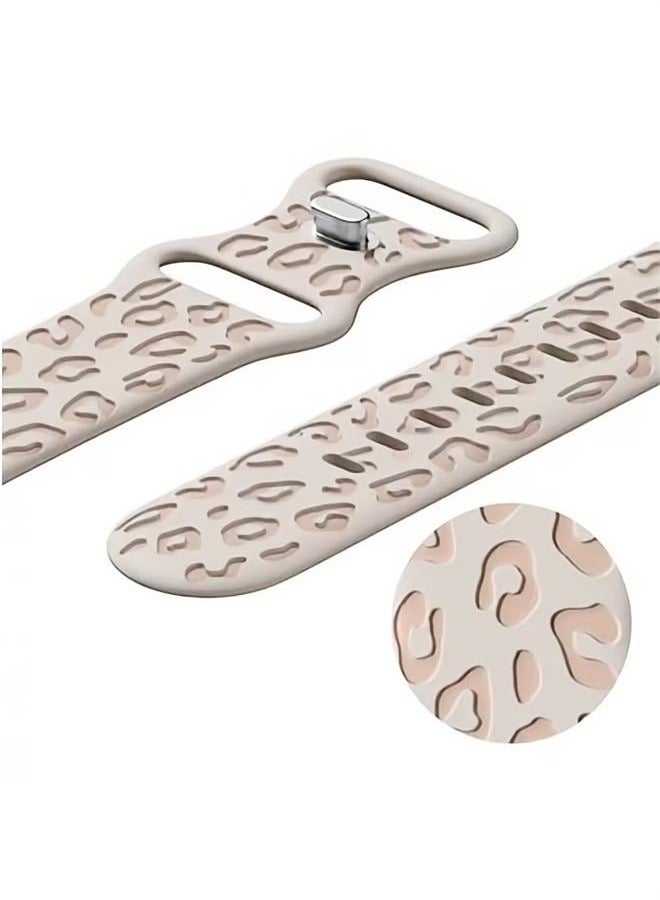 Apple Watch Band, Comfort for Everyday Wear (38mm/40mm/41mm), Fashionable Premium Pink Sand Color 1 Piece - Image 4